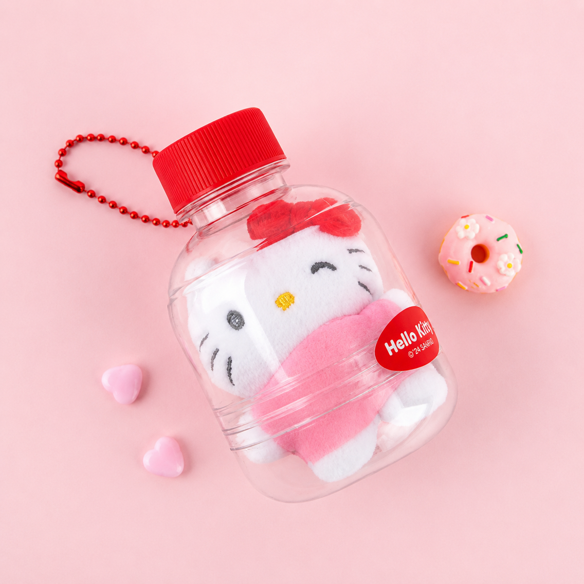 Hello Kitty Bottle Series Keychain
