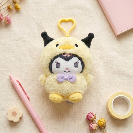 Kuromi Chick Costume Keychain