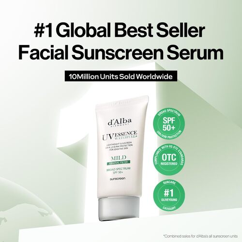 [D'ALBA] Waterfull Mild Sun Cream 50ml