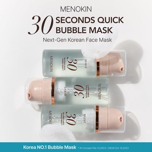 [MENOKIN] 30 Seconds Quick Bubble Mask 95ml #MOIST