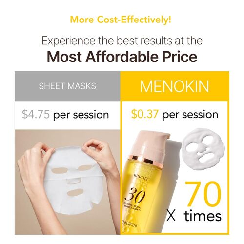[MENOKIN] 30 Seconds Quick Bubble Mask 95ml #BRIGHT