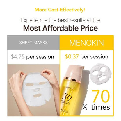 [MENOKIN] 30 Seconds Quick Bubble Mask 95ml #BRIGHT