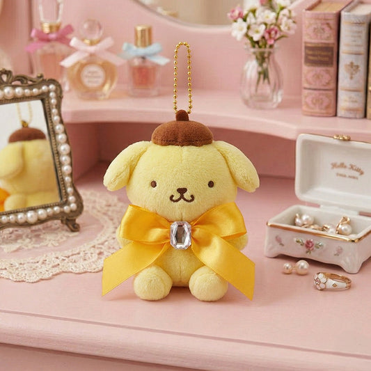 Pompompurin Big Bow Keychain