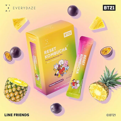 [EVERYDAZE] Reset Kombucha Stick Pineapple Passionfruit - Box
