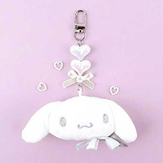Cinnamoroll Silver Beads Keychain