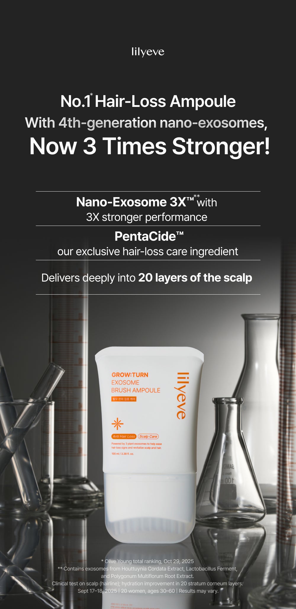 [lilyeve] Grow:Turn Exosome Brush Ampoule 100ml
