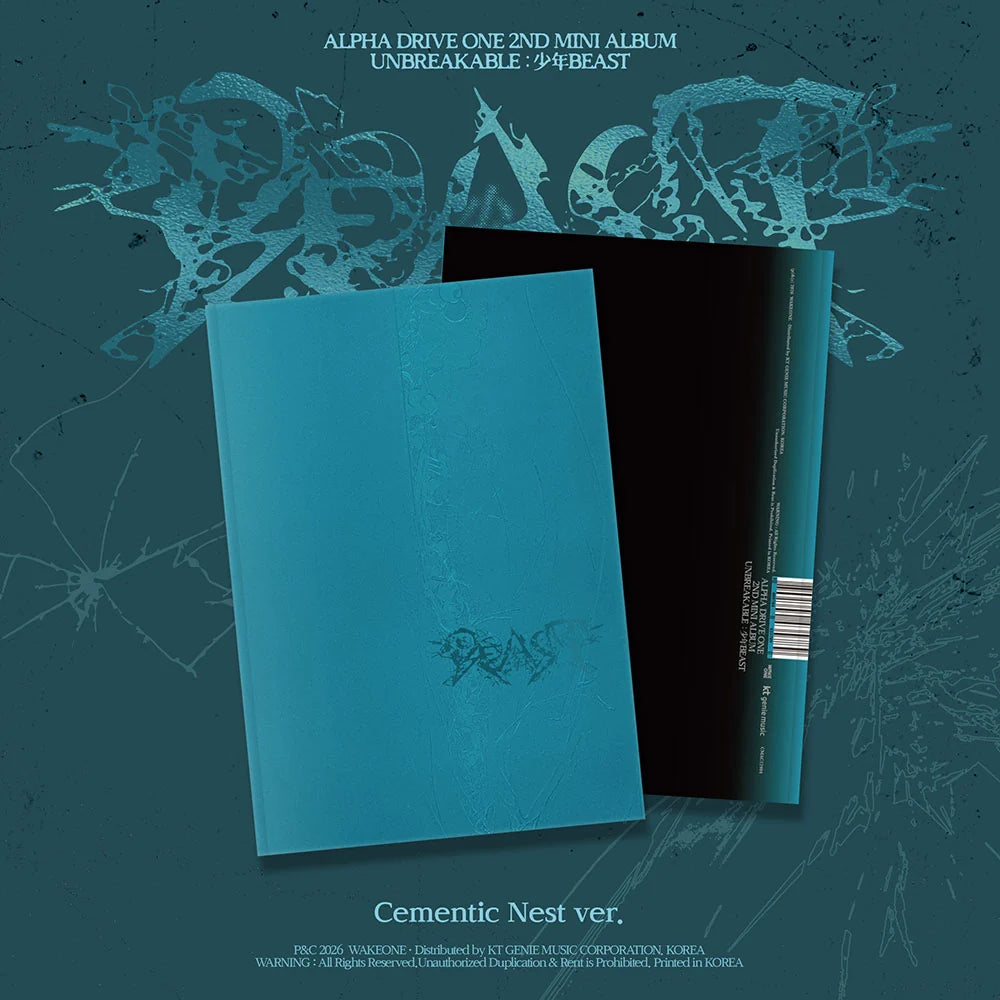ALPHA DRIVE ONE (알파드라이브원) 2nd Mini Album - [UNBREAKABLE : 少年BEAST] (Cementic Nest Ver.)