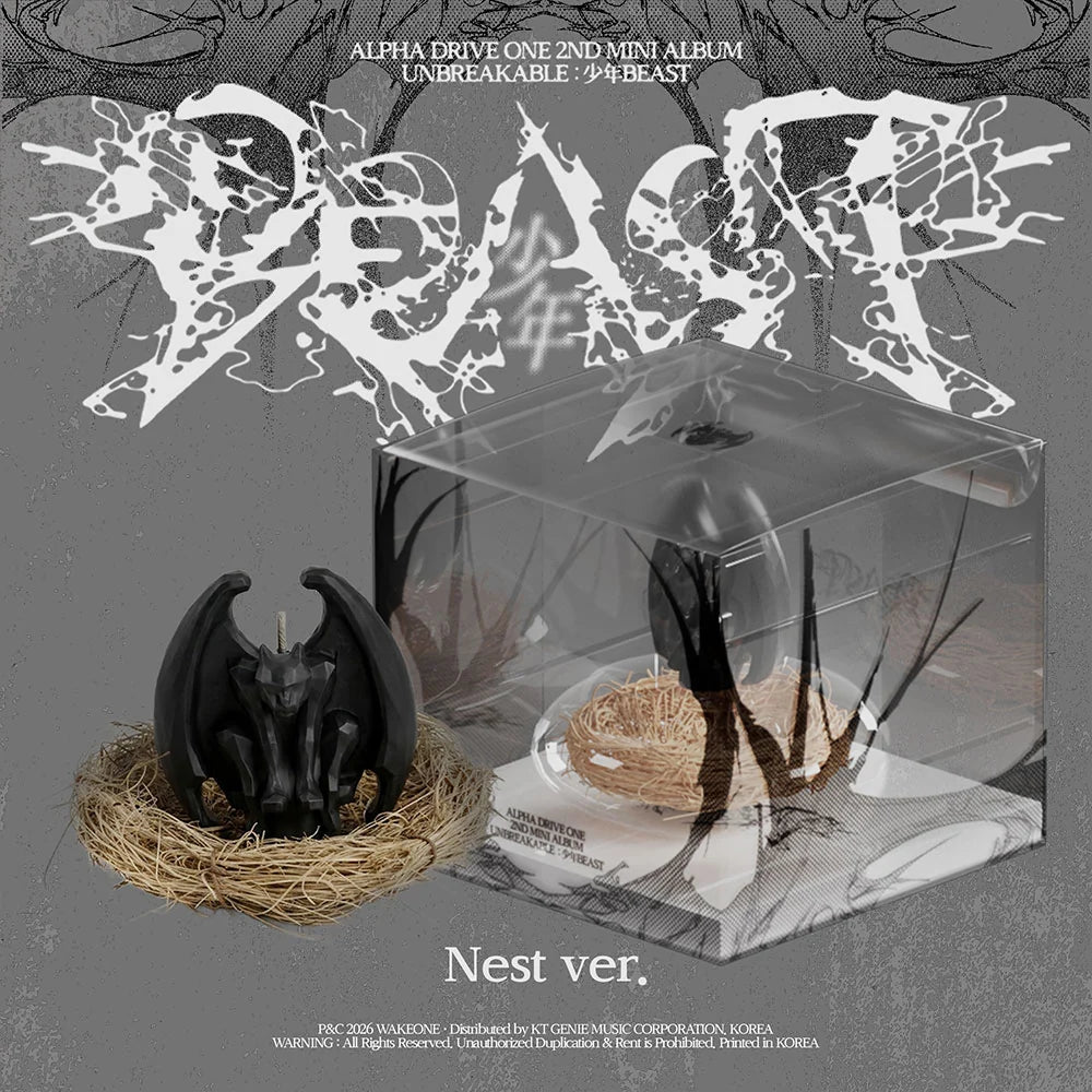 ALPHA DRIVE ONE (알파드라이브원) 2nd Mini Album - [UNBREAKABLE : 少年BEAST] (Nest Ver. Limited Edition)