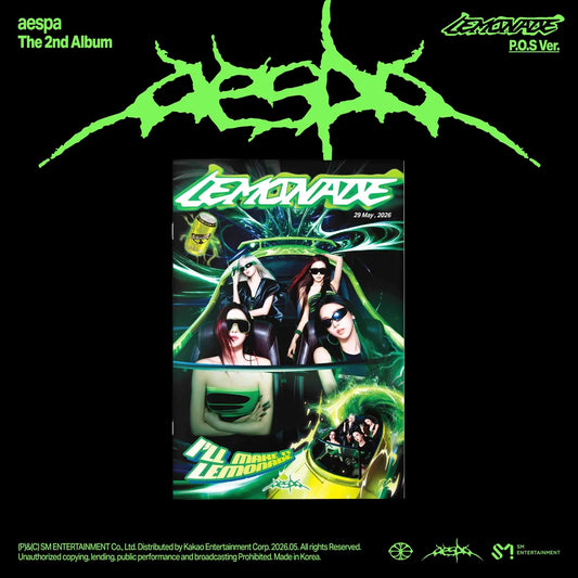 aespa (에스파) The 2nd Album - [LEMONADE] (P.O.S Ver.)