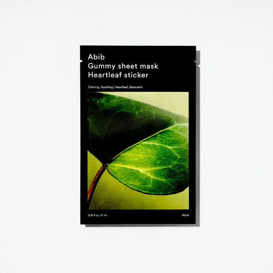 [Abib] Gummy sheet mask Heartleaf sticker