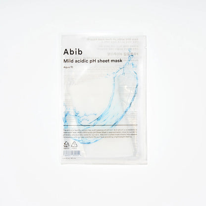[ABIB] Mild acidic pH sheet mask Aqua fit