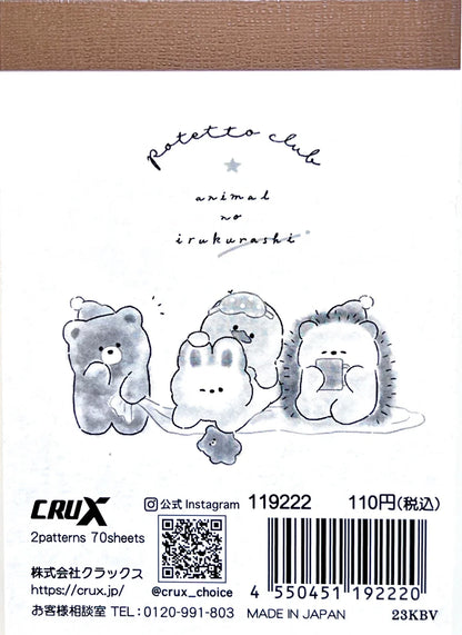 Animal Club Mini Notepad