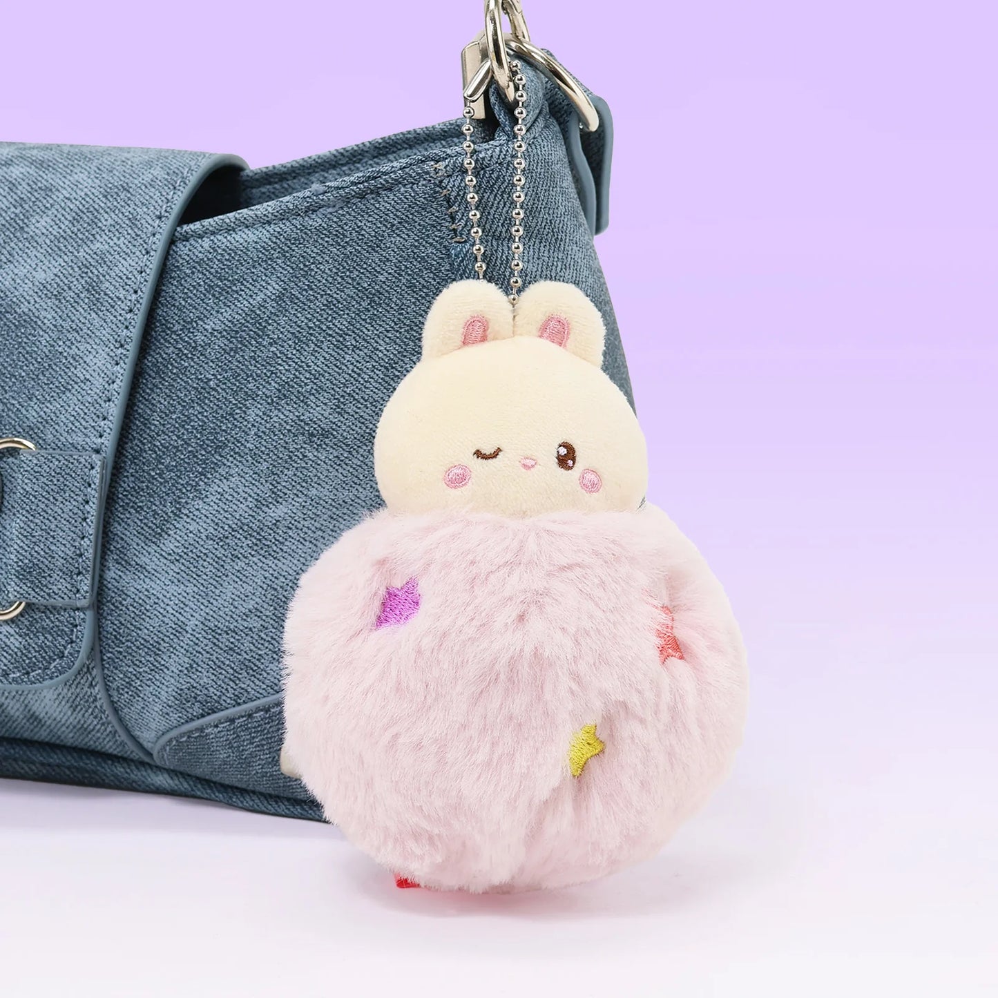 [Anirollz] Miniz Fluffy Ball Bunniroll Plush Charm