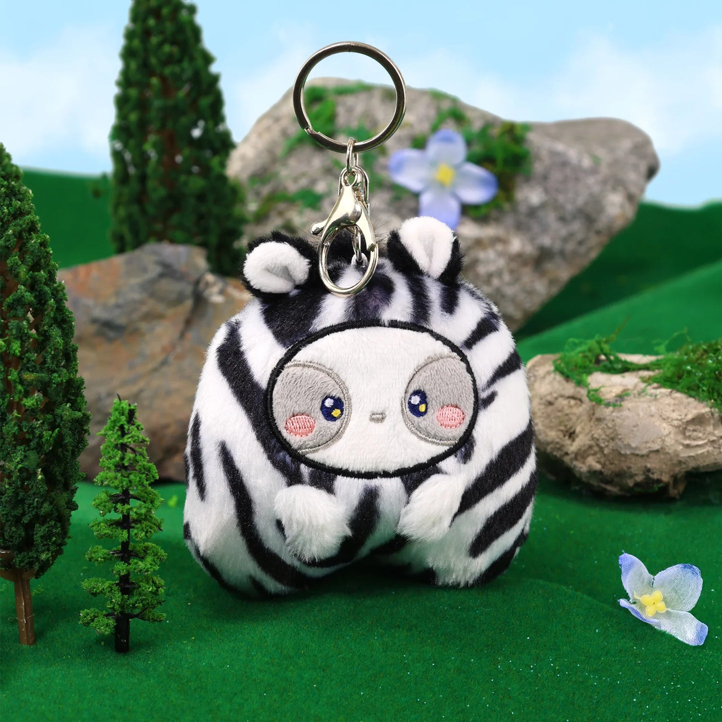 [Anirollz] Miniz Zebra Pandaroll Plush Charm