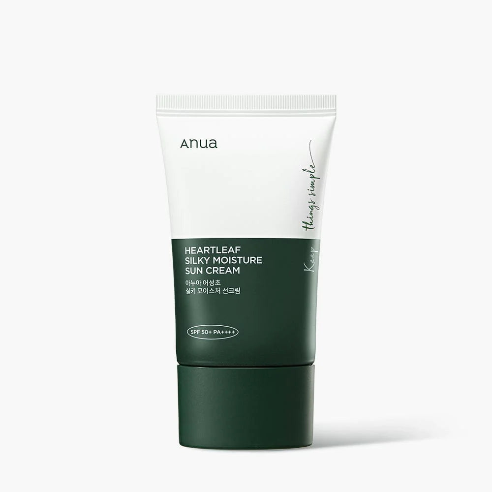 [Anua] Heartleaf Silky Moisture Sun Cream