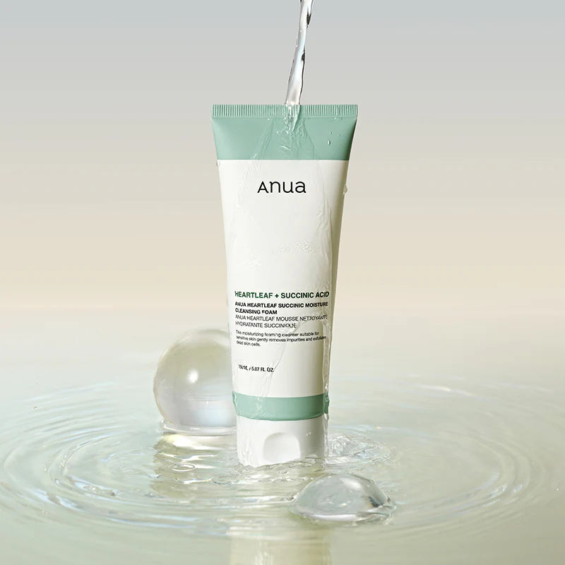 [Anua] Heartleaf Succinic Moisture Cleansing Foam