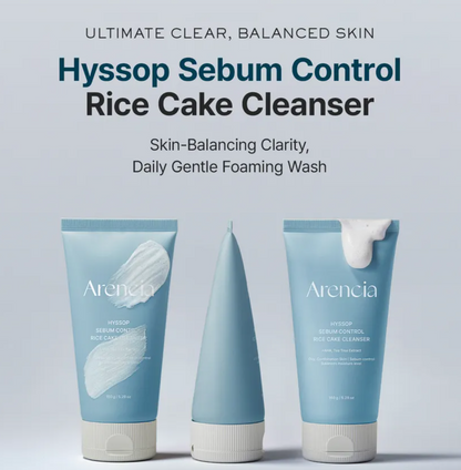 [Arencia] Hyssop Sebum Control Rice Cake Cleanser