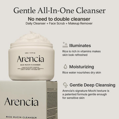 [Arencia] Rice Mucin Cleanser