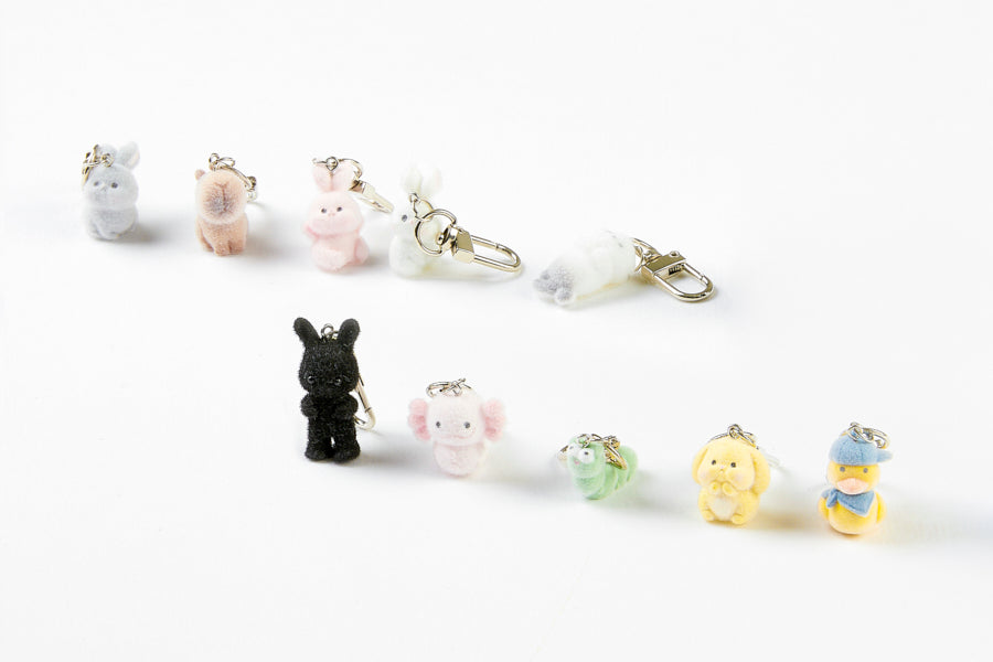 [Art Box] Axolotl Fluffy Keyring