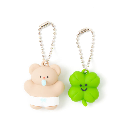 [Art Box] Baby Clover Keyring Set