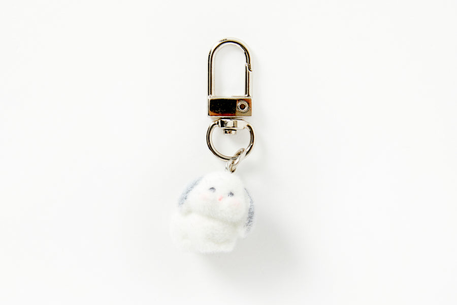 [Art Box] Baby Rabbit Fluffy Keyring