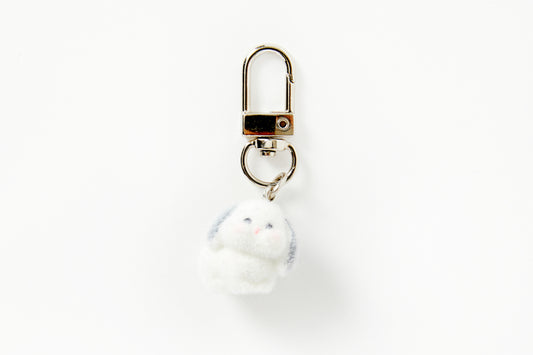 [Art Box] Baby Rabbit Fluffy Keyring