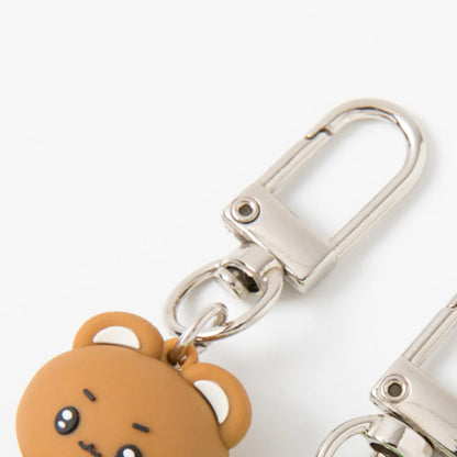 [Art Box] Bear & Dinosaur Keyring Set
