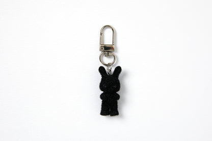 [Art Box] Black Cat Fluffy Keyring