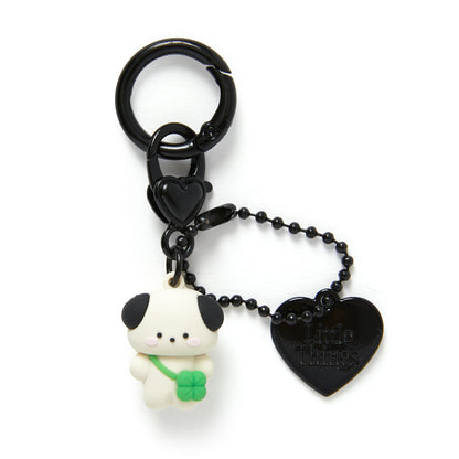 [Art Box] Black Puppy Keyring