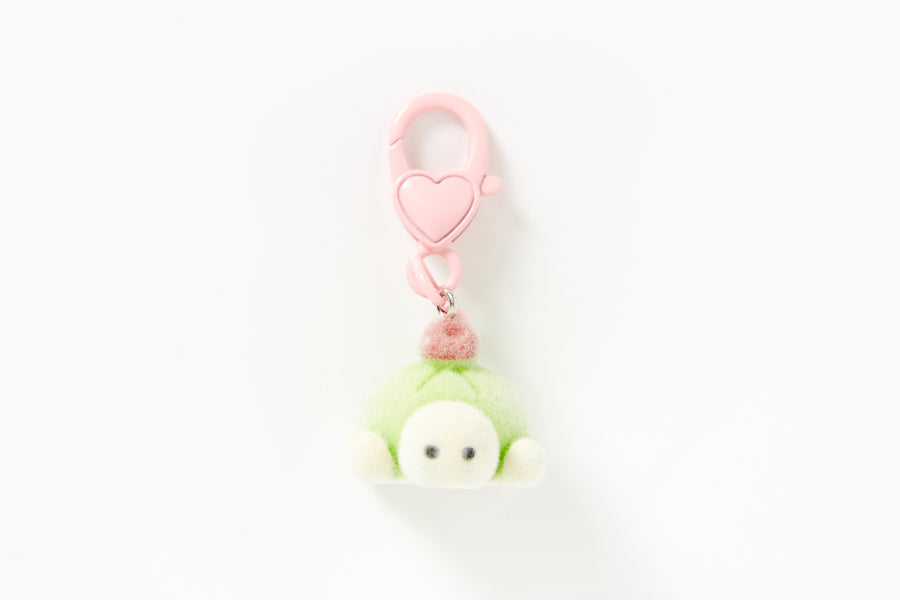 [Art Box] Cherry Turtle Fluffy Keyring