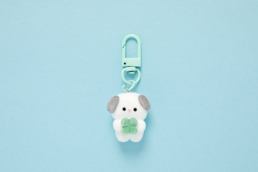 [Art Box] Clover Puppy Fluffy Keyring
