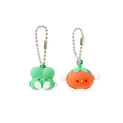 [Art Box] Clover Tomato Keyring Set