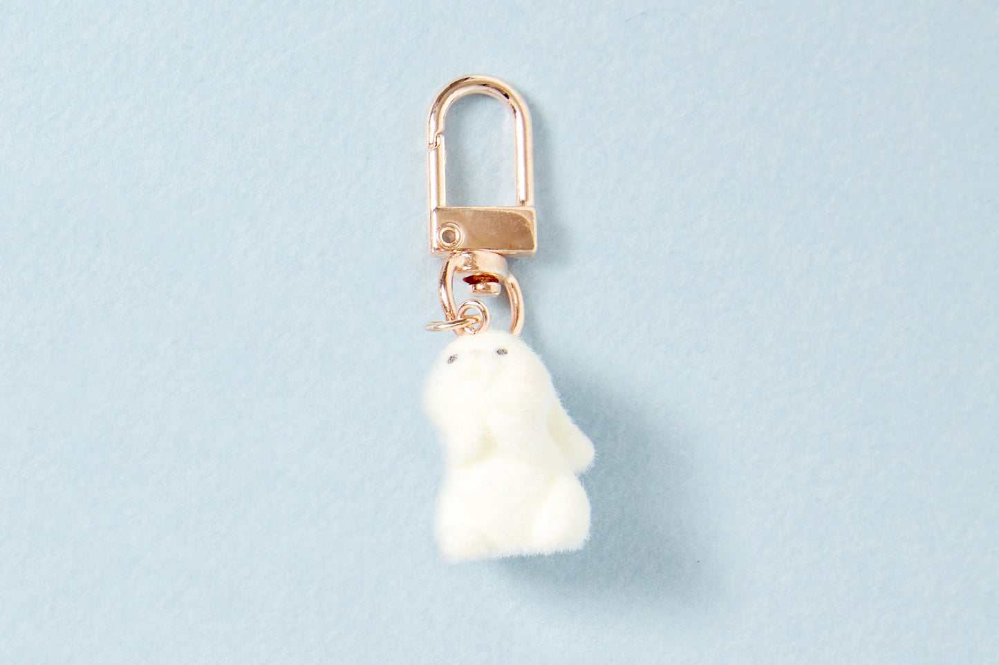 [Art Box] Cute Rabbit Fluffy Keyring