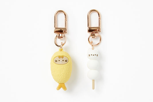 [Art Box] Dango & Tempura Keyring Set