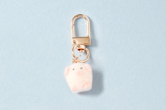 [Art Box] Lucky Pig Fluffy Keyring
