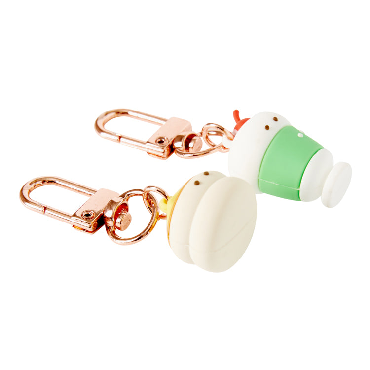 [Art Box] Melon Soda & Hotcake Keyring Set