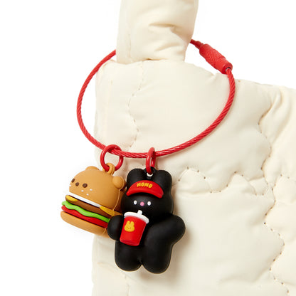 [Art Box] Momo Burger Keyring Set