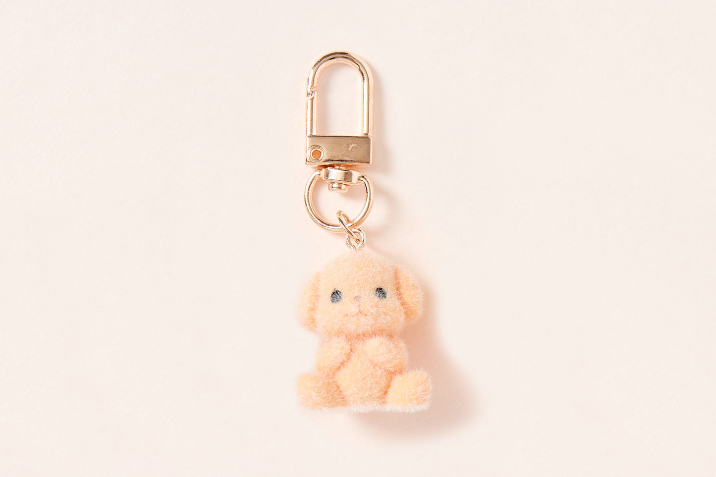 [Art Box] Orange Puppy Fluffy Keyring
