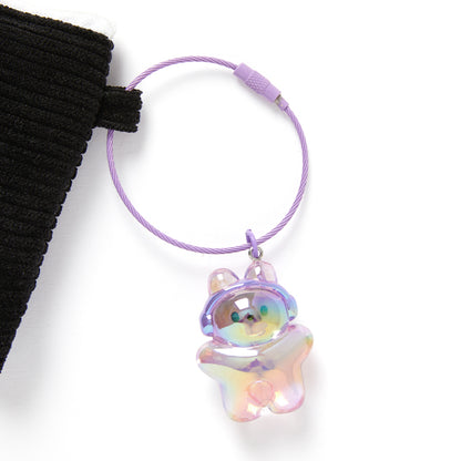 [Art Box] Purple Lala Clear Acrylic Keyring