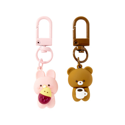 [Art Box] Roasted Sweet Potato & Cocoa Keyring Set
