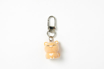 [Art Box] Smile Cat Fluffy Keyring