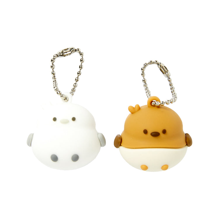 [Art Box] Sparrow & Tit Keyring Set