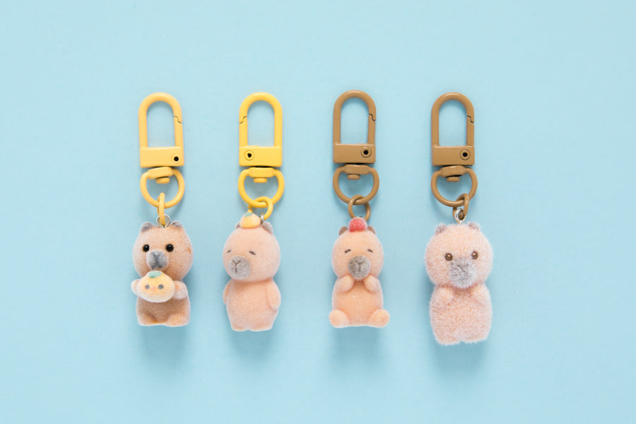 [Art Box] Tangerine Head Barassi Fluffy Keyring