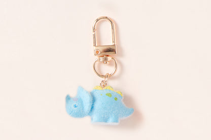 [Art Box] Triceratops Fluffy Keyring