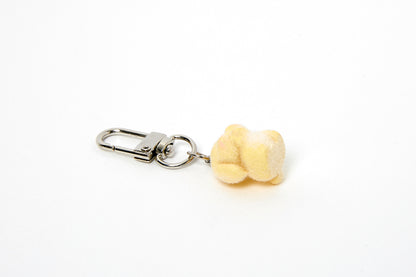 [Art Box] Yellow Rabbit Fluffy Keyring