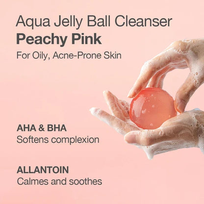 Be Bare Aqua Jelly Ball-Peachy Pink