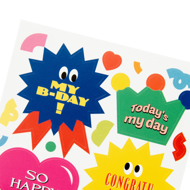 B-day sticker