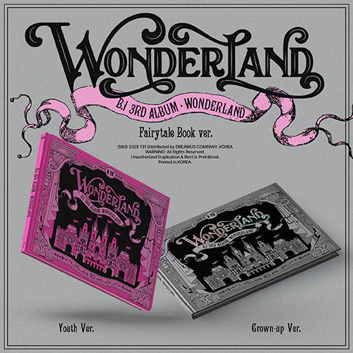 B.I (비아이) 3RD ALBUM - [WONDERLAND] (Fairy tale Ver.