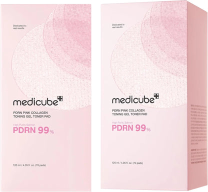 [MEDICUBE] PDRN Pink Collagen Toning Gel Toner Pad
