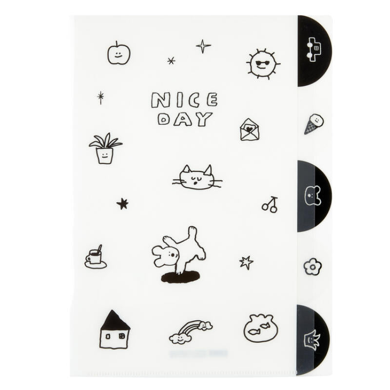Black and White Index Folder